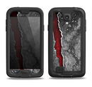 The Cracked Red Core Samsung Galaxy S4 LifeProof Nuud Case Skin Set