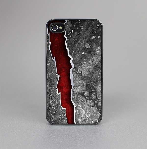 The Cracked Red Core Skin-Sert for the Apple iPhone 4-4s Skin-Sert Case