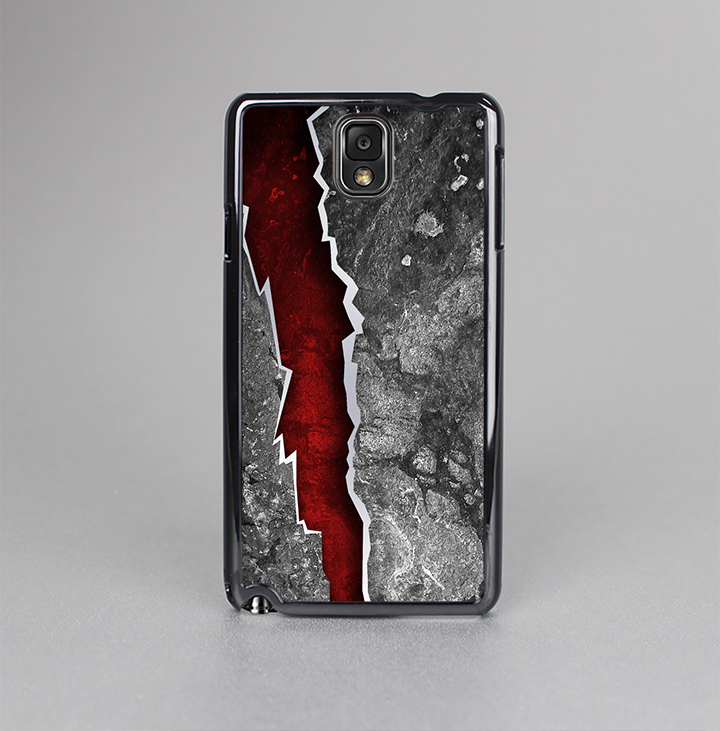 The Cracked Red Core Skin-Sert Case for the Samsung Galaxy Note 3