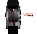 The Cracked Red Core Skin for the Pebble SmartWatch