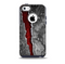 The Cracked Red Core Skin for the iPhone 5c OtterBox Commuter Case