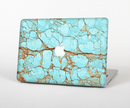 The Cracked Teal Stone Skin for the Apple MacBook Air 13"