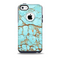 The Cracked Teal Stone Skin for the iPhone 5c OtterBox Commuter Case