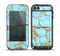 The Cracked Teal Stone Skin for the iPod Touch 5th Generation frē LifeProof Case