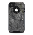 The Cracked Wood Stump Skin for the iPhone 4-4s OtterBox Commuter Case