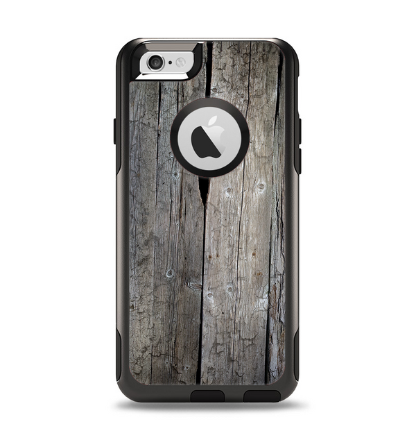 The Cracked Wooden Planks Apple iPhone 6 Otterbox Commuter Case Skin Set