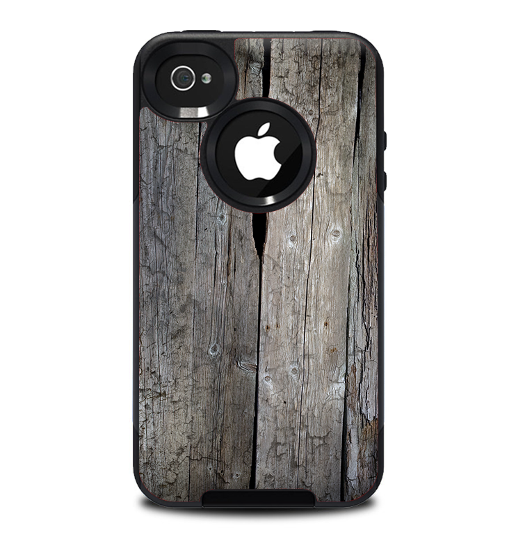 The Cracked Wooden Planks Skin for the iPhone 4-4s OtterBox Commuter Case