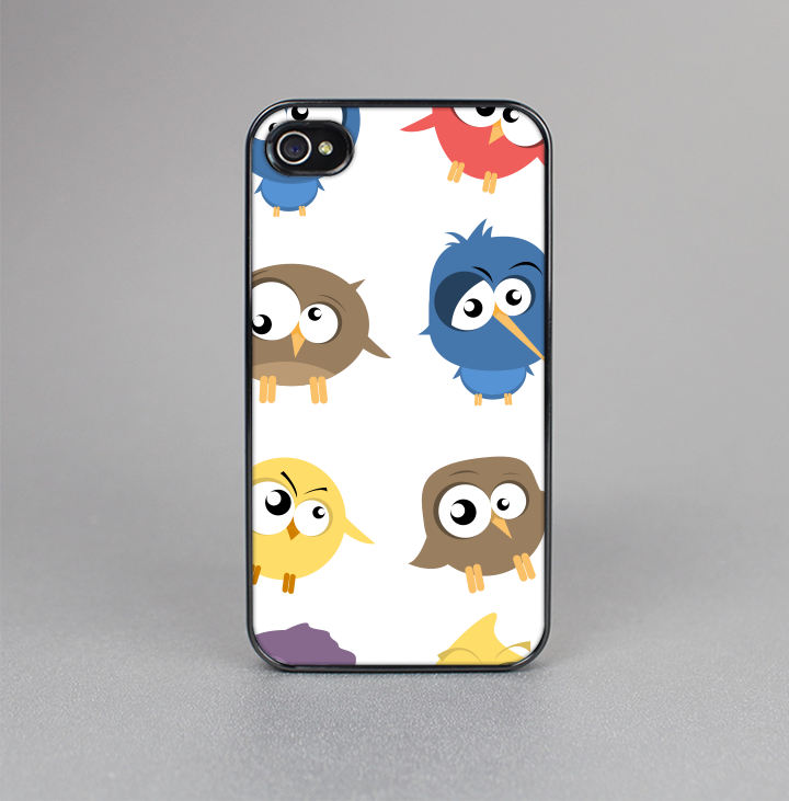 The Crazy Birds Skin-Sert for the Apple iPhone 4-4s Skin-Sert Case
