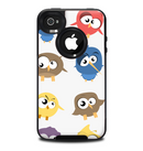The Crazy Birds Skin for the iPhone 4-4s OtterBox Commuter Case