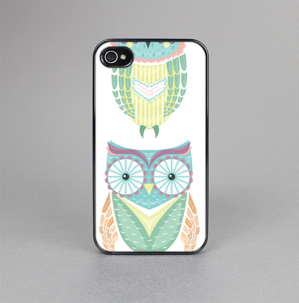 The Crazy Cartoon Owls Skin-Sert for the Apple iPhone 4-4s Skin-Sert Case