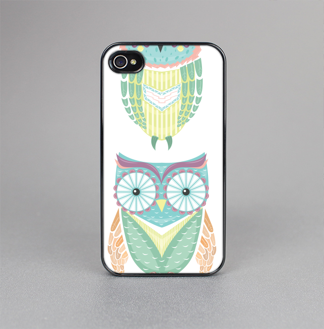 The Crazy Cartoon Owls Skin-Sert for the Apple iPhone 4-4s Skin-Sert Case