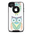 The Crazy Cartoon Owls Skin for the iPhone 4-4s OtterBox Commuter Case