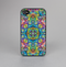 The Crazy Neon Mirrored Swirls Skin-Sert for the Apple iPhone 4-4s Skin-Sert Case