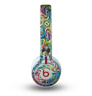 The Crazy Neon Mirrored Swirls Skin for the Beats by Dre Mixr Headphones