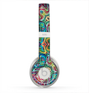 The Crazy Neon Mirrored Swirls Skin for the Beats by Dre Solo 2 Headphones