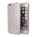 The Crossed Arrown All Over Pattern iPhone 6/6s or 6/6s Plus 2-Piece Hybrid INK-Fuzed Case