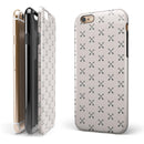The Crossed Arrown All Over Pattern iPhone 6/6s or 6/6s Plus 2-Piece Hybrid INK-Fuzed Case