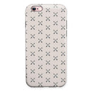 The Crossed Arrown All Over Pattern iPhone 6/6s or 6/6s Plus 2-Piece Hybrid INK-Fuzed Case