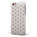 The Crossed Arrown All Over Pattern iPhone 6/6s or 6/6s Plus 2-Piece Hybrid INK-Fuzed Case