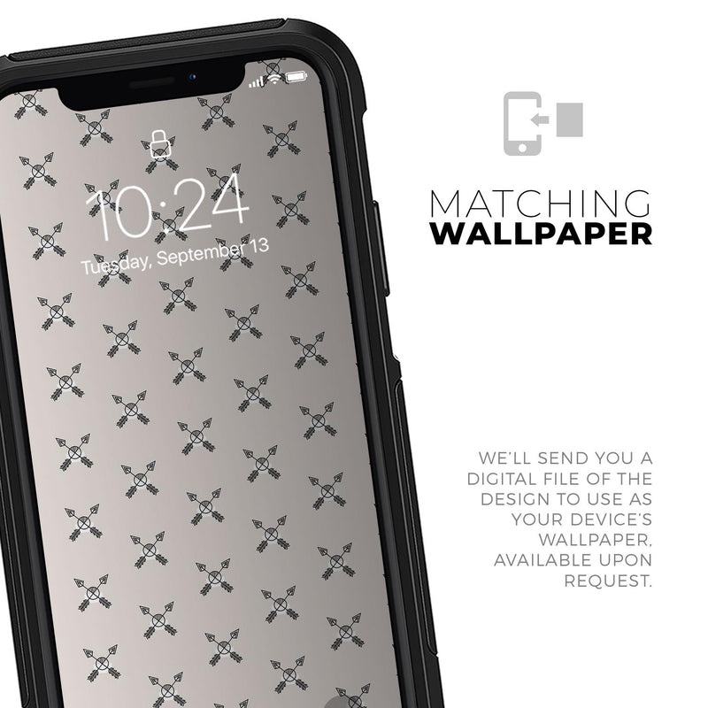 The Crossed Arrown All Over Pattern - Skin Kit for the iPhone OtterBox Cases