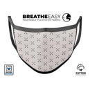 The Crossed Arrown All Over Pattern - Made in USA Mouth Cover Unisex Anti-Dust Cotton Blend Reusable & Washable Face Mask with Adjustable Sizing for Adult or Child