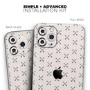 The Crossed Arrown All Over Pattern - Protective Skin Wrap & Decal – Compatible with iPhone SE to iPhone 17 Pro Max (All Models)