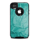 The Crumpled Trendy Green Texture Skin for the iPhone 4-4s OtterBox Commuter Case