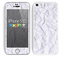 The Crumpled White Paper Skin for the Apple iPhone 5c