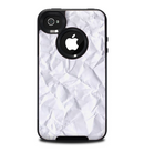 The Crumpled White Paper Skin for the iPhone 4-4s OtterBox Commuter Case