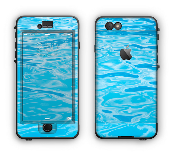 The Crystal Clear Water Apple iPhone 6 Plus LifeProof Nuud Case Skin Set