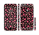 The Cut Pink Paw Prints Sectioned Skin Series for the Apple iPhone 6s Plus