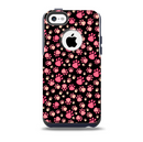 The Cut Pink Paw Prints Skin for the iPhone 5c OtterBox Commuter Case