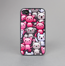 The Cute Abstract Kittens Skin-Sert for the Apple iPhone 4-4s Skin-Sert Case