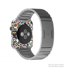 The Cute, Colorful One-Eyed Cats Pattern Full-Body Skin Kit for the Apple Watch