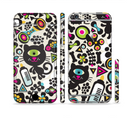 The Cute, Colorful One-Eyed Cats Pattern Sectioned Skin Series for the Apple iPhone 6 Plus