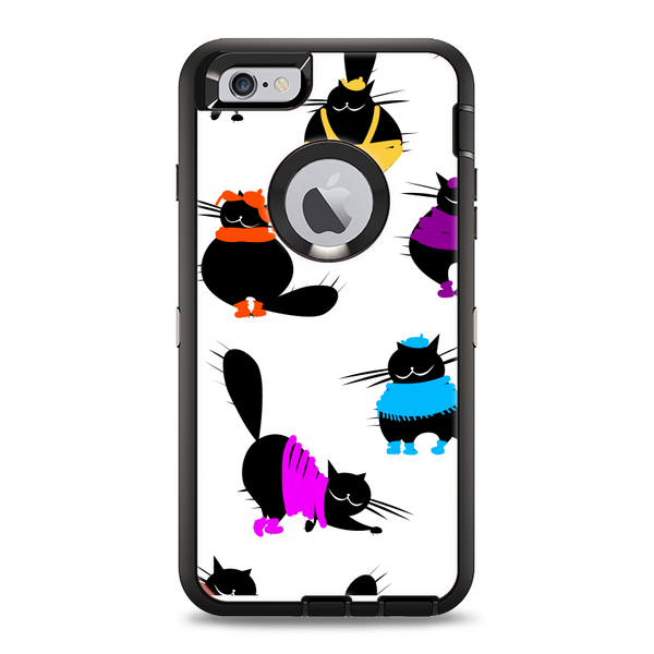 The Cute Fashion Cats Apple iPhone 6 Plus Otterbox Defender Case Skin – DesignSkinz The Cute Fashion Cats Apple iPhone 6 Plus Otterbox Defender Case Skin – DesignSkinz
