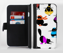 The Cute Fashion Cats Ink-Fuzed Leather Folding Wallet Credit-Card Case for the Apple iPhone 6/6s, 6/6s Plus, 5/5s and 5c