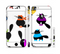 The Cute Fashion Cats Sectioned Skin Series for the Apple iPhone 6 Plus