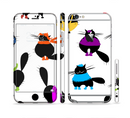 The Cute Fashion Cats Sectioned Skin Series for the Apple iPhone 6s Plus