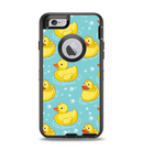 The Cute Rubber Duckees Apple iPhone 6 Otterbox Defender Case Skin Set