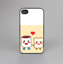 The Cute Toast & Mug Breakfast Couple Skin-Sert for the Apple iPhone 4-4s Skin-Sert Case