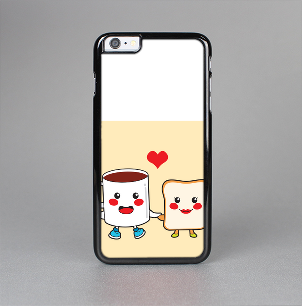 The Cute Toast & Mug Breakfast Couple Skin-Sert Case for the Apple iPhone 6 Plus