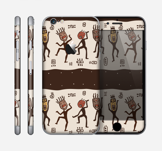 The Dancing Aztec Masked Cave-Men Skin for the Apple iPhone 6