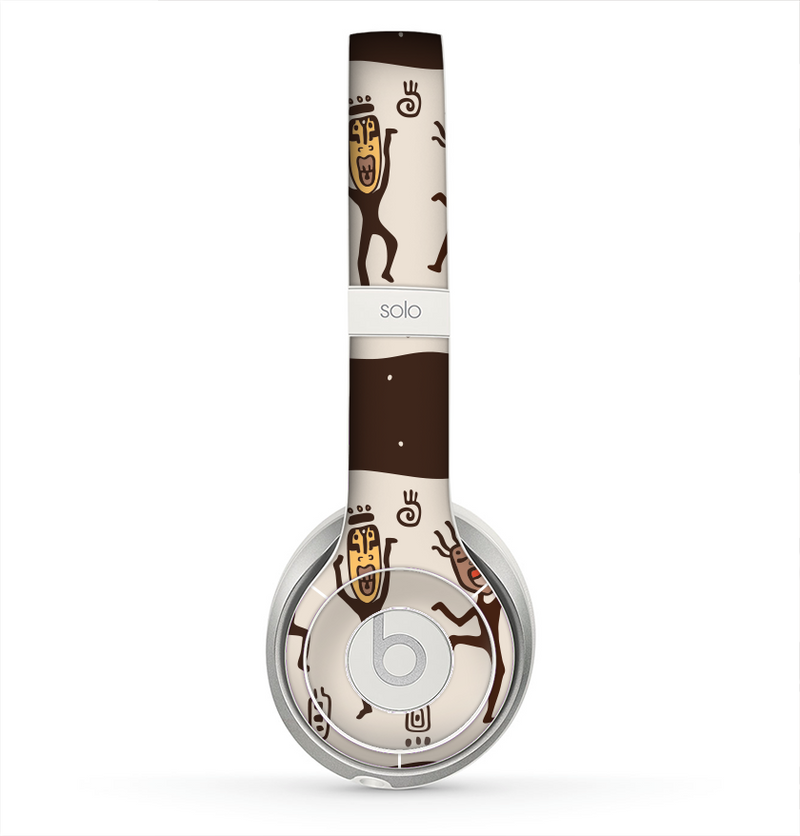 The Dancing Aztec Masked Cave-Men Skin for the Beats by Dre Solo 2 Headphones