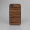 The Dark-Grained Wood Planks V4 Skin-Sert for the Apple iPhone 4-4s Skin-Sert Case