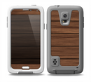The Dark-Grained Wood Planks V4 Skin Samsung Galaxy S5 frē LifeProof Case