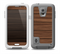 The Dark-Grained Wood Planks V4 Skin for the Samsung Galaxy S5 frē LifeProof Case