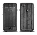 The Dark Black WoodGrain Apple iPhone 6/6s LifeProof Fre Case Skin Set