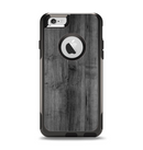 The Dark Black WoodGrain Apple iPhone 6 Otterbox Commuter Case Skin Set