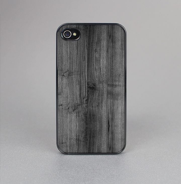 The Dark Black WoodGrain Skin-Sert for the Apple iPhone 4-4s Skin-Sert Case